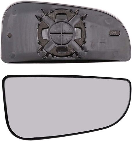 GSRECY For Dodge Ram 1500 2500 3500 2010-2020 زجاج الرؤية الخلفية لجانب الركاب، مرآة سحب زجاج سفلي مع حامل (يمين) in Kuwait