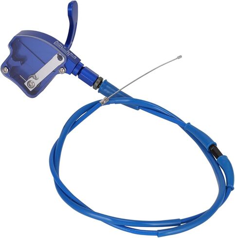 JFG RACING 7/8'' 22mm Thumb Throttle Cable Transparent Throttle Accelerator Handle Assembly CNC For 50cc 70cc 90cc 110cc 125cc 250cc ATV Mini Bike Quad Dirt Pit Bike Red in Kuwait