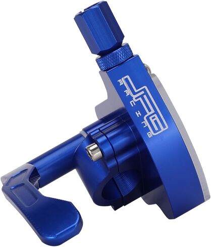 JFG RACING 7/8'' 22mm Thumb Throttle Cable Transparent Throttle Accelerator Handle Assembly CNC For 50cc 70cc 90cc 110cc 125cc 250cc ATV Mini Bike Quad Dirt Pit Bike Red in Kuwait