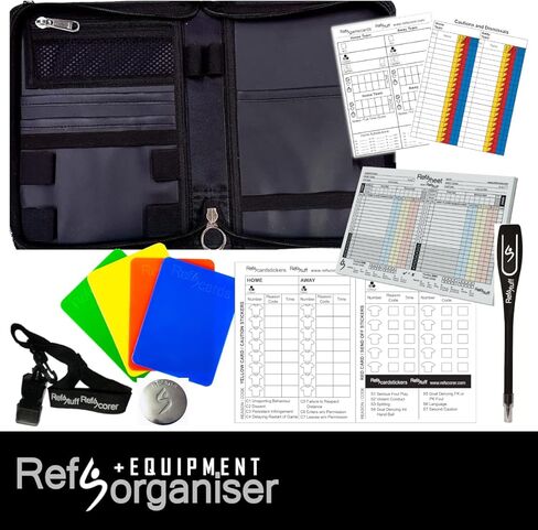 RefSorganiser - منظم محفظة بيانات معدات مباراة حكام كرة القدم (فارغ - لا يتضمن أي معدات) in Kuwait