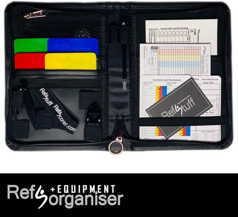 RefSorganiser - منظم محفظة بيانات معدات مباراة حكام كرة القدم (فارغ - لا يتضمن أي معدات) in Kuwait