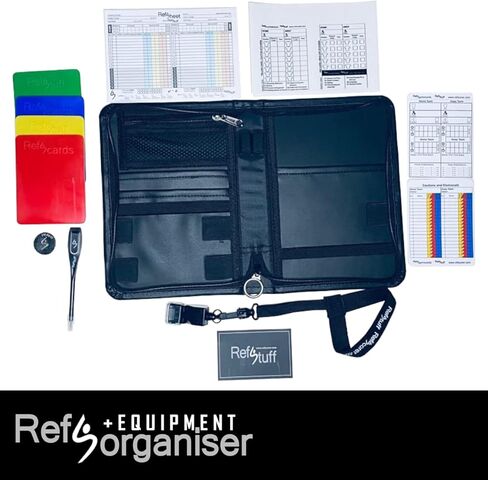 RefSorganiser - منظم محفظة بيانات معدات مباراة حكام كرة القدم (فارغ - لا يتضمن أي معدات) in Kuwait