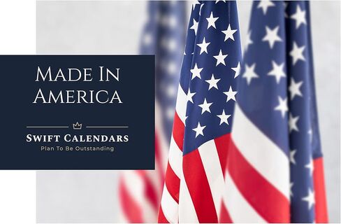 تقويم حائط SwiftGlimpse 2024 مقاس 60.96 سم × 91.44 سم، ورق مطوي، مخطط حائط سنوي سنوي لمدة 12 شهرًا، قابل للعكس، أفقي/عمودي، كستنائي in Kuwait