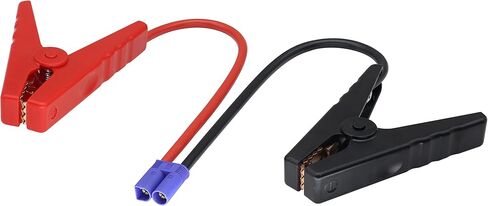 Jumper Cable Adapter Battery Starting Cable Alligator Clamp to EC5 Starting Cable car Emergency Starting Power Clip Cable (10 AWG) All Copper Silicone for Prevent Reverse Charge[0.3m/1FT] in Saudi Arabia
