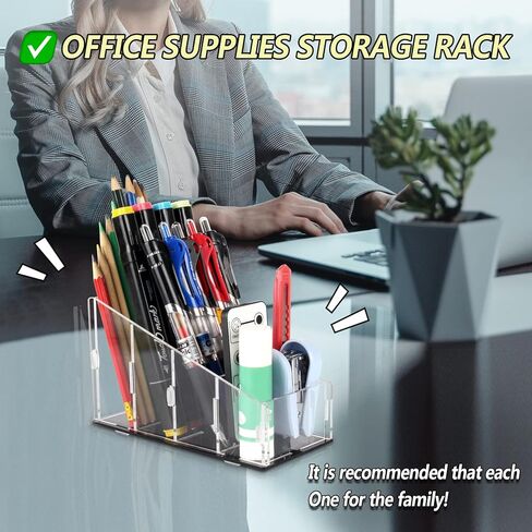 منظم حامل جهاز التحكم عن بعد للتلفزيون أكريليك 4 مقصورات، مجموعة فرشاة مكياج وحامل قلم لمكيف الهواء، بلو راي، أدوات التحكم في السخان ومستحضرات التجميل واللوازم المكتبية (عبوة واحدة، منحني، شفاف) in Kuwait