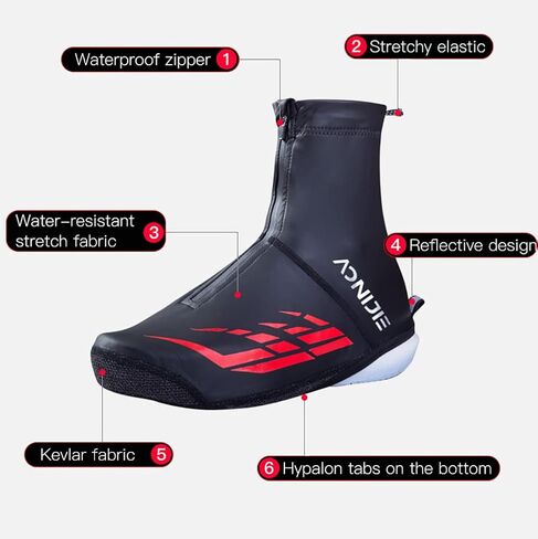 Trail Running Shoe Gaiters for Running, Hiking Reflective Shoe Covers Anti-Slip and Wear-Resistant in Saudi Arabia