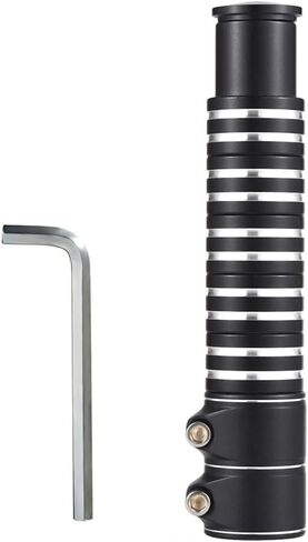 LIXADA Bike Stem Riser, Bike Fork Stem Extender, Handlebar Riser Adapter, Suitable for Mountain Bike, Road Bike, MTB, ect.(Aluminium Alloy, Adjustable, Black) in Saudi Arabia