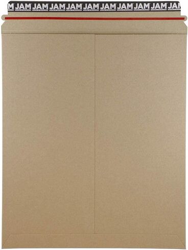 JAM PAPER Stay-Flat Photo Mailer Envelopes with Peel & Seal Closure - 6 x 6 - Brown Kraft - 6 Rigid Mailers/Pack in Saudi Arabia