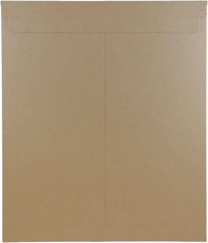 JAM PAPER Stay-Flat Photo Mailer Envelopes with Peel & Seal Closure - 6 x 6 - Brown Kraft - 6 Rigid Mailers/Pack in Saudi Arabia