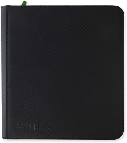 مجلد بسحاب Vault X Premium Exo-Tec XL - مجلد ألبوم بطاقات التداول مقاس 12 جيبًا XL - مجلد جيب تحميل جانبي 624 لـ TCG (أزرق) in Kuwait
