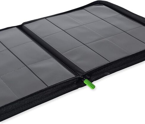 مجلد بسحاب Vault X Premium Exo-Tec XL - مجلد ألبوم بطاقات التداول مقاس 12 جيبًا XL - مجلد جيب تحميل جانبي 624 لـ TCG (أزرق) in Kuwait