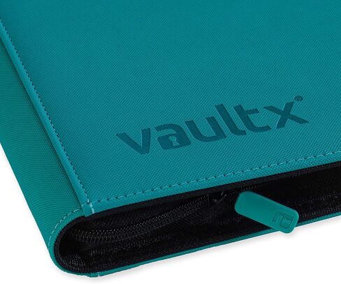 مجلد بسحاب Vault X Premium Exo-Tec XL - مجلد ألبوم بطاقات التداول مقاس 12 جيبًا XL - مجلد جيب تحميل جانبي 624 لـ TCG (أزرق) in Kuwait