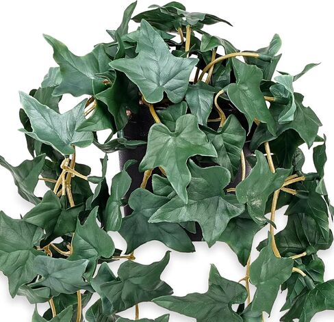Artificial Hanging Potted Plants Set of 3, Faux Greenery Hanging Plants with Pots Fake Potted Vines for Home Kitchen Office Indoor Outdoor Decor in Saudi Arabia