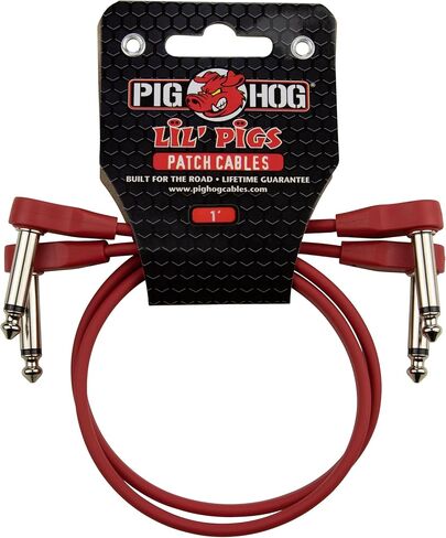 خنزير خنزير ليل الخنازير 1 ​​قدم كابلات التصحيح الانظار 2 حزمة، كاندي التفاح الأحمر in Kuwait