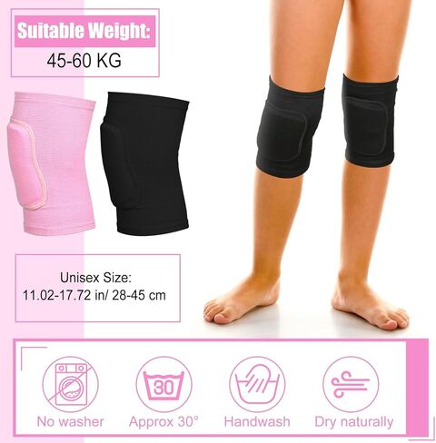 4 أزواج من وسادات الركبة للكرة الطائرة وأكمام ذراع الكرة الطائرة، ملحقات الكرة الطائرة الناعمة القابلة للتنفس، واقي المعصم للكرة الطائرة مع فتحات الإبهام ومنصات الحماية للنساء والفتيات الذين يضربون التمرير in Kuwait