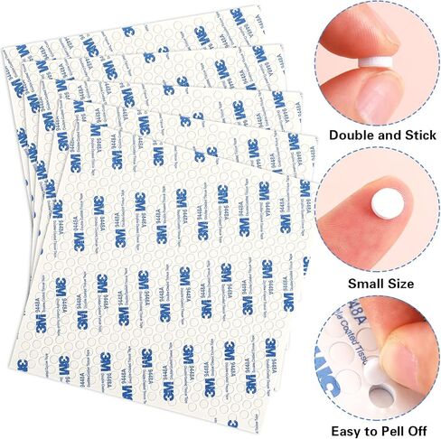 JULBEAR 2880 Pieces Foam Dots, Double Sided Foam Dots Strong Adhesive 3D Foam Pop Dots Adhesive Mount Sticky Dots for DIY Art Crafts Office Supplies Round 0.24 Inch in Kuwait