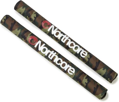 Northcore Surfing and Watersports Accessories - Roof Rack Wide Load 72cm Bar Pads - Camo - Waterproof Sprayproof in Saudi Arabia