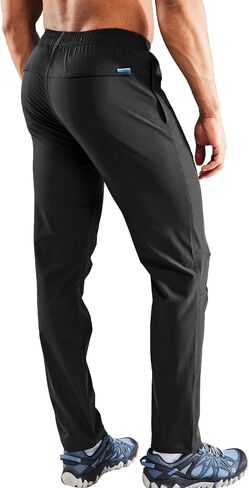 Haimont Men's Nylon Hiking Stretch Pants, Outdoor Quick Dry UPF50 Pants with Zipper Pockets, Lightweight, Water Resistant in Saudi Arabia