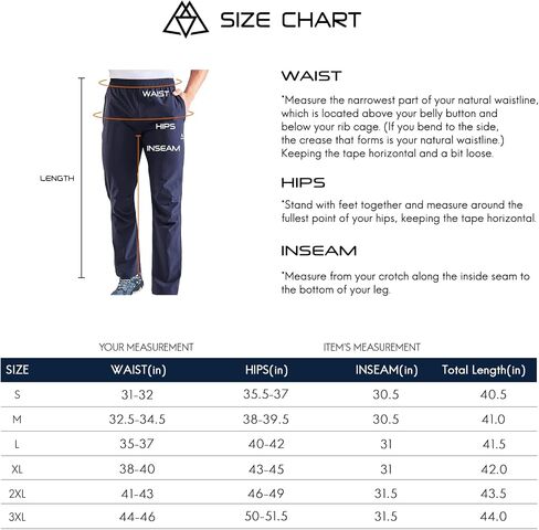 Haimont Men's Nylon Hiking Stretch Pants, Outdoor Quick Dry UPF50 Pants with Zipper Pockets, Lightweight, Water Resistant in Saudi Arabia