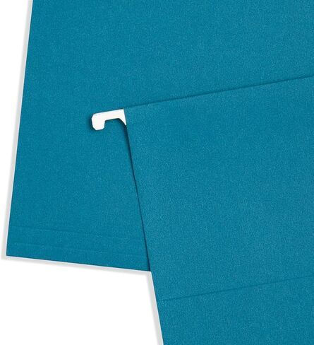 Blue Summit Hanging File Folders for Organization, Legal Size, Assorted Jewel Tones – 25 Pack in Saudi Arabia