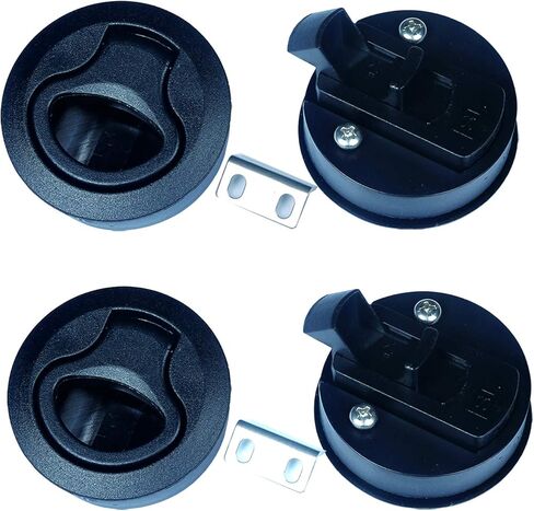 مزلاج سحب للقارب مقاس 2 بوصة، مزلاج سحب دافق لمقصورة القارب البحري، 4 قطع in Kuwait