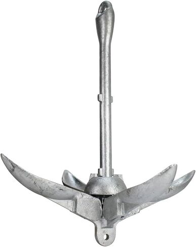 Extreme Max 3006.6545 BoatTector Galvanized Folding Anchor - 3.5 lbs. in Kuwait