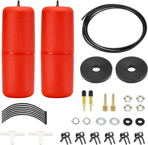 مجموعة أكياس تعليق الهواء 5000 رطل متوافقة مع 2009-2010 دودج رام 1500، 2011-2022 رام 1500، 2019-2022 1500 كلاسيك استبدال رفع الهواء 60818 in Kuwait