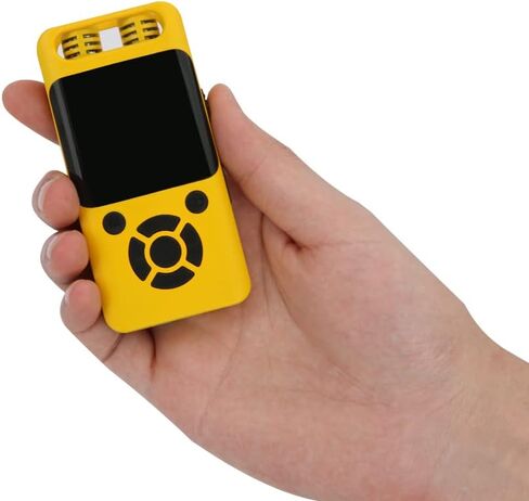 Digital Voice Recorder 64G Voice Recorder with Playback for Lectures - USB Rechargeable Compact Voice Recorder Voice Control One Touch Recording (Yellow) in Saudi Arabia