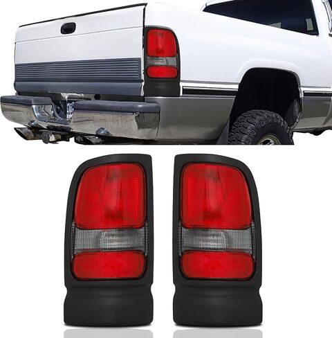 Tail light assembly Fit for 1994-2001 1994 1995 1996 1997 1998 1999 2000 2001 94 95 96 97 98 99 00 01 Ram 1500 2500 3500 Taillight Left Driver Side in Saudi Arabia