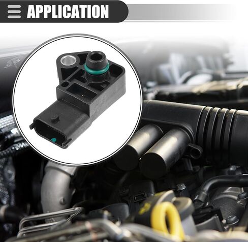 Motoforti MAP Manifold Air Pressure Sensor, Manifold Absolute Pressure Sensor Replacement, for Buick LaCrosse 2005-2008, Plastic, Black in Saudi Arabia