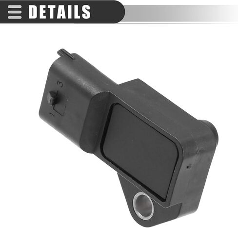 Motoforti MAP Manifold Air Pressure Sensor, Manifold Absolute Pressure Sensor Replacement, for Buick LaCrosse 2005-2008, Plastic, Black in Saudi Arabia