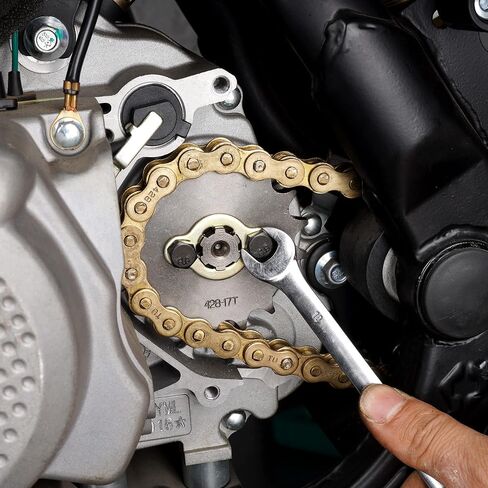 ضرس دراجة نارية 17 مم 428، ضرس محرك أمامي للدراجة النارية 428-12T لـ 50cc 70cc 90cc 110cc 125cc الترابية دراجة الطرق غير الممهدة دراجة صغيرة ATV 4 عجلات الدراجة in Kuwait