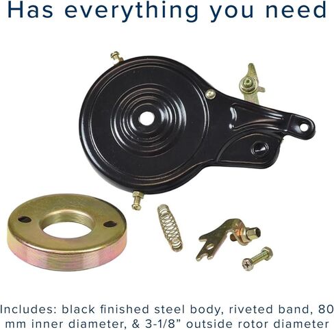 مجموعة فرامل أسطوانة خلفية 80 مم من AlveyTech - بديل لدراجة Schwinn Meridian Trike، صاروخ Mod Pocket Razor، سكوتر كهربائي، أجزاء دراجة إلكترونية صغيرة، مجموعة سكوتر قابلة للطي، فرامل محور الدراجة الترابية in Kuwait