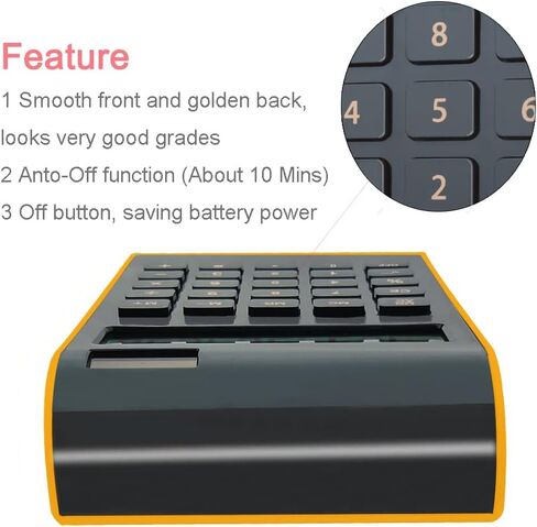 Office Calculator,BESTWYA 10-Digit Dual Power Business Handheld Desktop Calculator for Office Student (New Black,Pack of 2) in Saudi Arabia