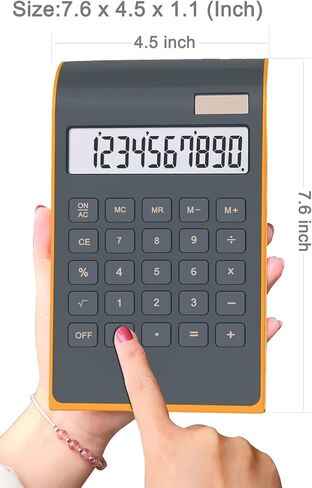 Office Calculator,BESTWYA 10-Digit Dual Power Business Handheld Desktop Calculator for Office Student (New Black,Pack of 2) in Saudi Arabia