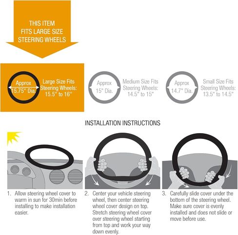 غطاء عجلة القيادة Mossy Oak من LPI Truck؛ مادة أكسفورد 600D شديدة التحمل مع تصميم مموه من خشب البلوط المطحلب؛ يناسب جميع الشاحنات الكبيرة وسيارات الدفع الرباعي ذات حجم عجلة القيادة من 15.5 إلى 16 بوصة in Kuwait