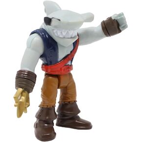 Imaginext Replacement Part for Fisher-Price Pirate-Ship Playset DRY15 and Mega Mouth Shark DHH66 - Replacement Mega Mouth Hammerhead Poseable Shark Figure with Trident Hand