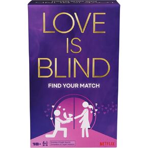 Spin Master Games, Love is Blind -Find Your Match, Based on the Hit Netflix Series, Party Games for Friendsgiving, Happy Hour, Bachelorette Party, Couple Activity Adults, 2-6 Players, for Ages 18 & Up