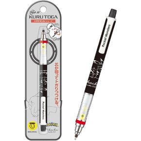 Kamio Japan 302835 Pokemon Pikachu Kurutoga Mechanical Pencil, 0.5, Furimuki