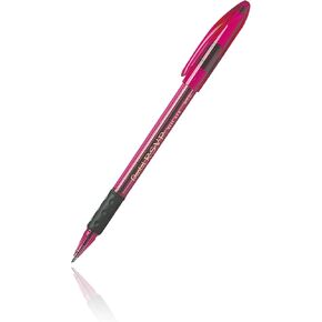 Pentel Razzle Dazzel R.S.V.P. Ballpoint Pen, Medium Point, Pink Barrel, Black Ink (BK91RDP-A)
