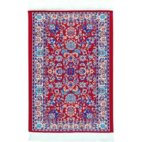 Mouse Pad - Oriental Carpet Woven Fabric Mousepad - Assorted Red Carpet Design Available at This time -Red Tabriz Design