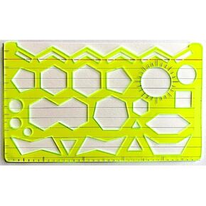 Organic Chemistry Stencil and Drawing Template