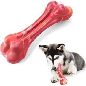Indestructible Dog Toys for Aggressive Chewers Medium Breed, Tough Dog Chew Bones for Aggressive chewers, Interactive Nylon Chew Bones Toys for Boredom, Best Gifts