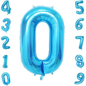 40 Inch Giant Rainbow Number 8 Balloons, Birthday Balloons, Helium Mylar Foil Big Number Balloons for Birthday Party Decorations, Kids' Birthday Anniversary Party Baby Shower Unicorn Parties