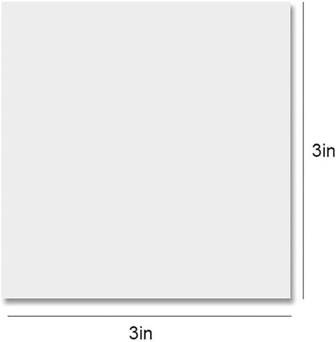 300 Sheets Transparent Sticky Notes 3x3 Inch Self-Stick Note Pads Waterproof Translucent Memo for School & Office (Transparent, 3 * 3) in Saudi Arabia