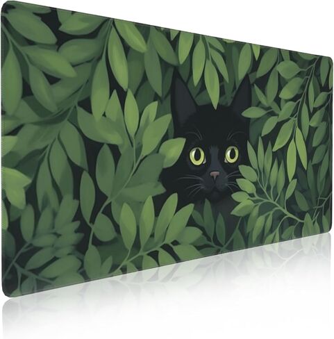 المكتب حصيرة القهوة رسومات الشعار المبتكرة لوحة فأر كبيرة لمكتب لوحة الماوس القاعدة غير المنقولة مع حواف مخيط ، حصيرة الماوس لوحة المفاتيح للكمبيوتر ، العمل ، الألعاب ، ديكور المكتب 31.5x15.7 في in Kuwait