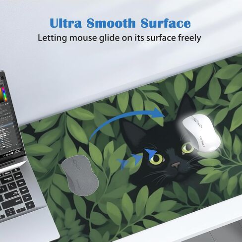 المكتب حصيرة القهوة رسومات الشعار المبتكرة لوحة فأر كبيرة لمكتب لوحة الماوس القاعدة غير المنقولة مع حواف مخيط ، حصيرة الماوس لوحة المفاتيح للكمبيوتر ، العمل ، الألعاب ، ديكور المكتب 31.5x15.7 في in Kuwait