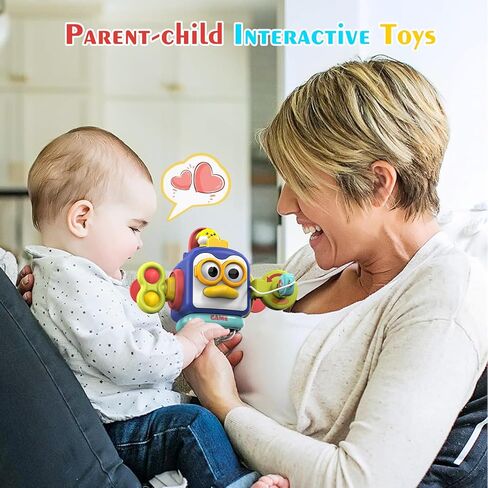 Montessori Toys for 1 Year Old, Sensory Toys for Toddlers 1-3, Activity Busy Cube Travel Toys, 1 Year Old Boy Girl Toys First Birthday Gift, Toddler Learning Toys Baby Toy 12-18 Months 1 2 3 Year Old in Saudi Arabia