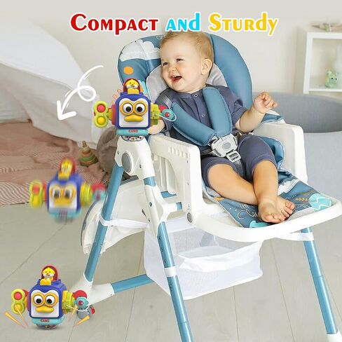 Montessori Toys for 1 Year Old, Sensory Toys for Toddlers 1-3, Activity Busy Cube Travel Toys, 1 Year Old Boy Girl Toys First Birthday Gift, Toddler Learning Toys Baby Toy 12-18 Months 1 2 3 Year Old in Saudi Arabia