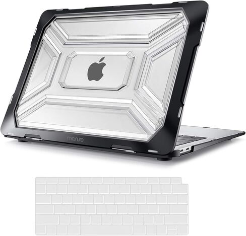 Moseso متوافق مع MacBook Air 13 بوصة Case 2022 2021 2020 الإصدار A2337 M1 A2179 مع معرف الشبك in Kuwait
